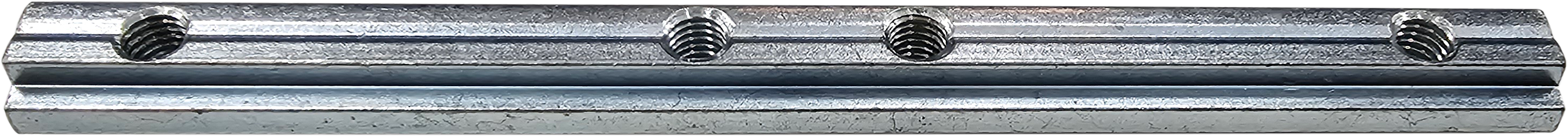 P-40x40 4 Ways Exhibition Aluminium Profile Straight Connector, Heavy-Duty Zinc Plated Steel, Inline Frame Joiner for Booth and Exhibition Frames